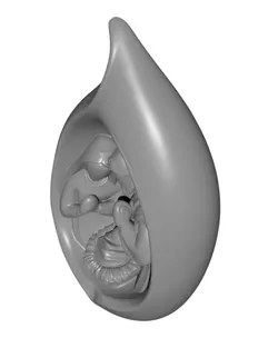 Minimal Nativity Scene 3D Print Ready STL.stl