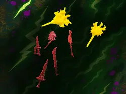Necromolds extra weapons and banners - Free 3D Print Model