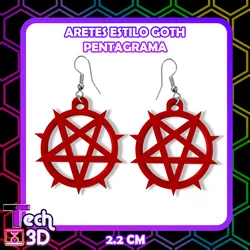 PENTAGRAM EARRINGS / PENTAGRAM EARRINGS PAIR