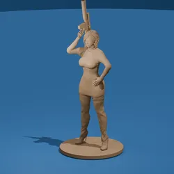 Sexy Asian Spy Woman Sniper Elegance v2