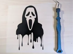 Sticker Scream - Free 3D Print Model
