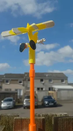 TAILS CLASSIC FLYNING WINDMILL - Free 3D Print Model