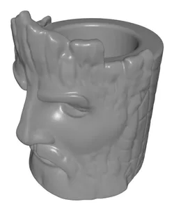 Tree Face Planter – 3D STL for Vase, Urn, Candy Dish & Decor