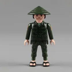 Vietcong vVietnam war PLAYMOBIL .
