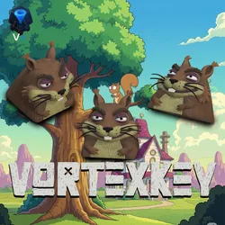 VortexKey squirrel keycap 🐿️