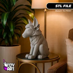 Wolf in Sheep's Skin STL - Symbolic Decorative 3D Statue
