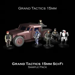 15mm SCI-FI Grand Tactics - Sample Pack - Presupported
