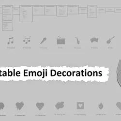 🧩 3D Printable Emoji Decorations – All Open Emoji 931 Deco Megapack