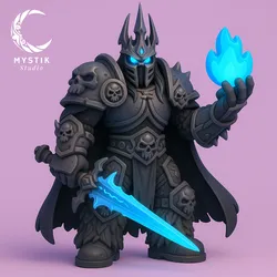 Arthas Menethil chibi 3D style – The Lich King- Warcraft
