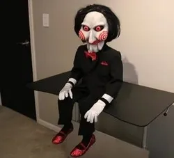 Billy Doll - SAW MOVIE - horror movie - hands, shoes and head - Complete to print