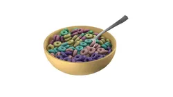 Cereal bowl  Low-poly 3D model