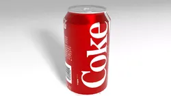 Coca Cola can 3D model
