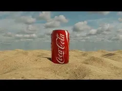 Coco Cola Can using blender 3D model