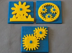 Cycloid Gear Variants - Educational Model - Free 3D Print Model