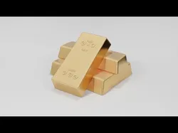 Gold Bar 3D Model Low Poly Treasure Asset Low-poly 3D model