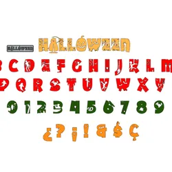 HALLOWEEN Letters and Numbers (10) | Logo