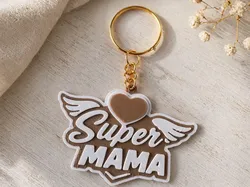 Keychain Mother's Day Gift - Free 3D Print Model