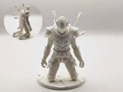 Kneeling Defeated Knight - High Detail Figure - Free 3D Print Model