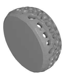 Lava Catch-All Bowl STL File Modern Volcanic Textured Decorative Organizer for 3D Printing