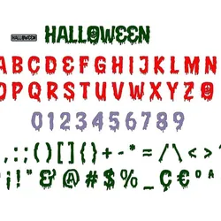 Letters and Numbers HALLOWEEN (3) Letters and Numbers | Logo