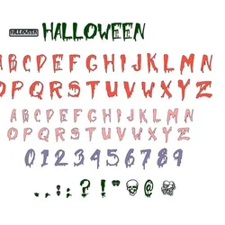 Letters and Numbers HALLOWEEN (4) Letters and Numbers | Logo
