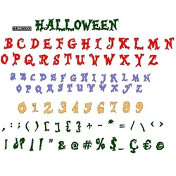 Letters and Numbers HALLOWEEN (5) Letters and Numbers | Logo