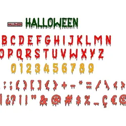 Letters and Numbers HALLOWEEN (7) Letters and Numbers | Logo