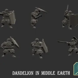 Metal Mountain Dwarf(Sword)