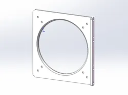 Ncase M2 Grater Single fan bracket - Free 3D Print Model