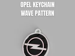 Opel Wave Keychain - Free 3D Print Model