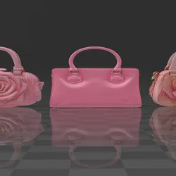 🌹Pink Set - 3 Realistic Barbie Bags | STL Ready to Print