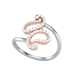 Printable 3D jewelry model of Lady diamond ring