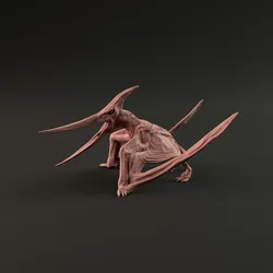 Pteranodon angry 1-35 scale pre-supported pterosaur