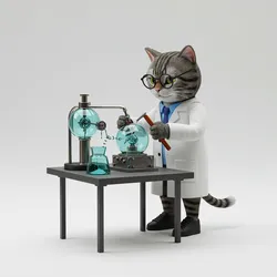 Science cat - science cat