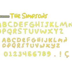 SIMPSONS Letters and Numbers | Logo