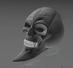 Suporte Alexa Echo Dot 4a e 5a Geração Alien Skull Version 2