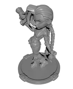 Arcane STL Files - Jinx Vi Caitlyn Ekko - League of Legends 3D Print Models