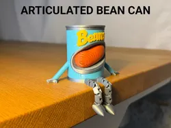 Articulated Bean Can Buddy - Free 3D Print Model
