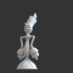 Beauty and the beast : Lumiere posed (stl only)