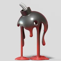 Blood Bomb Decor