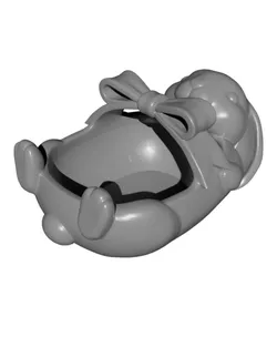 Bow-Tie Bunny Catchall & Candy Bowl