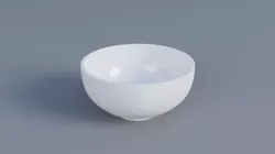 Bowl Low Poly Low-poly 3D model