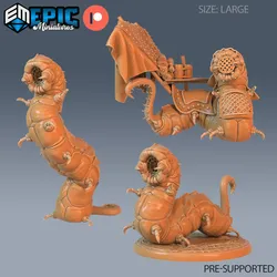 Carrion Worm Set / Cave Centipede / Carrion Bug / Crawler Insect / Insectoid Beast / Forest Predator / Woodland Encounter