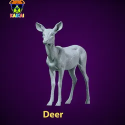 Deer model - deer statue - 3D print