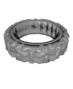 Fidget Ring Geometric tri-angle & Infinite