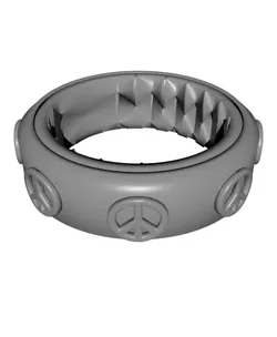 Fidget Ring Peace symbol