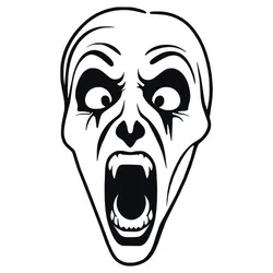 Ghostface Scream Wall Art Decor 4