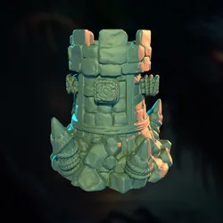 Goblin Watchtower | Scatter Terrain | Tabletop Prop | DnD 5e STL Terrain | 32mm Scale