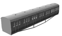 GWR Articulated mainline and city composite (6 coach set) 1/100 scale