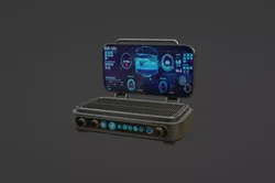High-Tech Grill 3D model